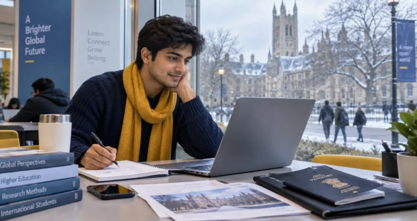 Indian student planning for the UK January 2027 university intake